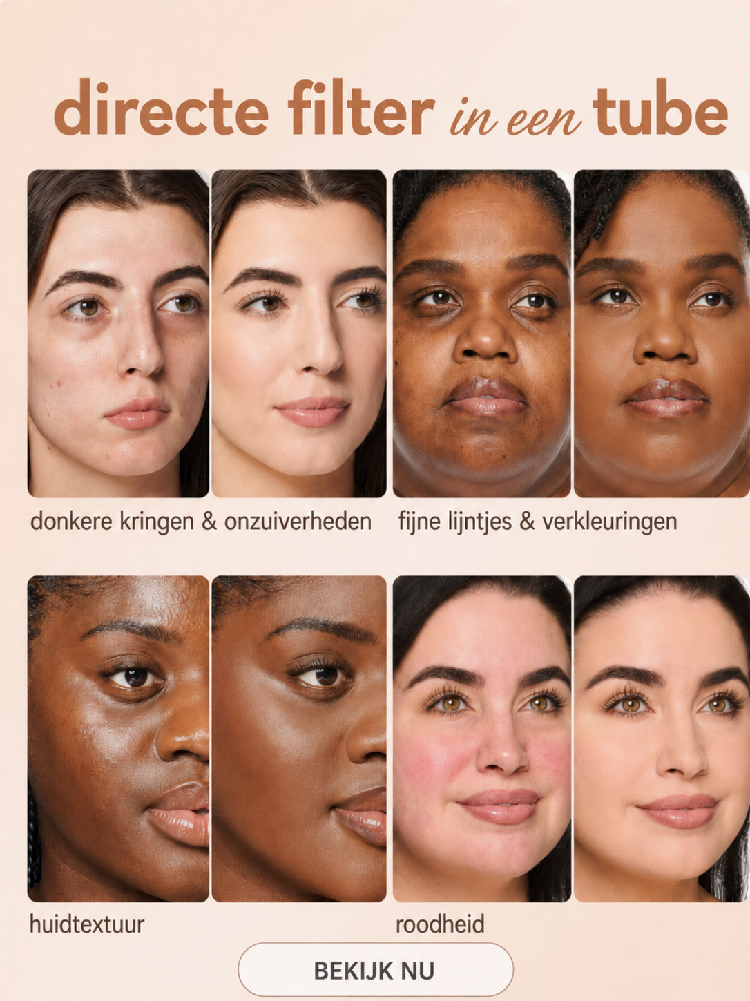 Blur Crème: Getinte Crème die Vervaagt met Licht